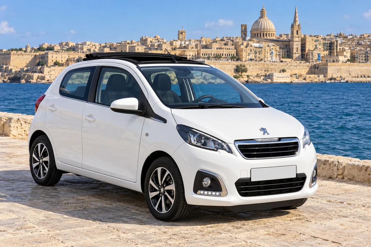 White Peugeot 108 TOP!