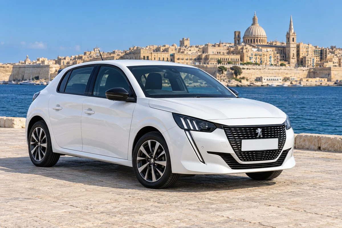 White Peugeot 208 Automatic