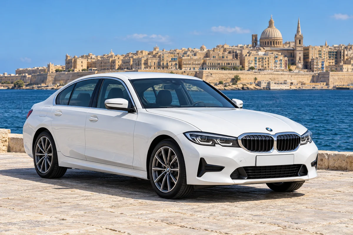 White BMW 3 Series