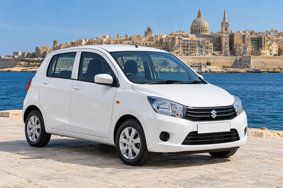 White Suzuki Celerio